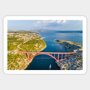 Maslenica bridge, Croatia Sticker